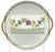 Antique Limoges T&V (Tressemanes et Vogt) porcelain serving platter with gilded handles. The border features delicate blue...
