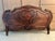 Wood 19th C. Rococo Revival French Walnut Queen Bed – Bookmatched Veneer For Sale - Image 7 of 14