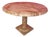 Vintage Pink Marble Table, 1970s For Sale