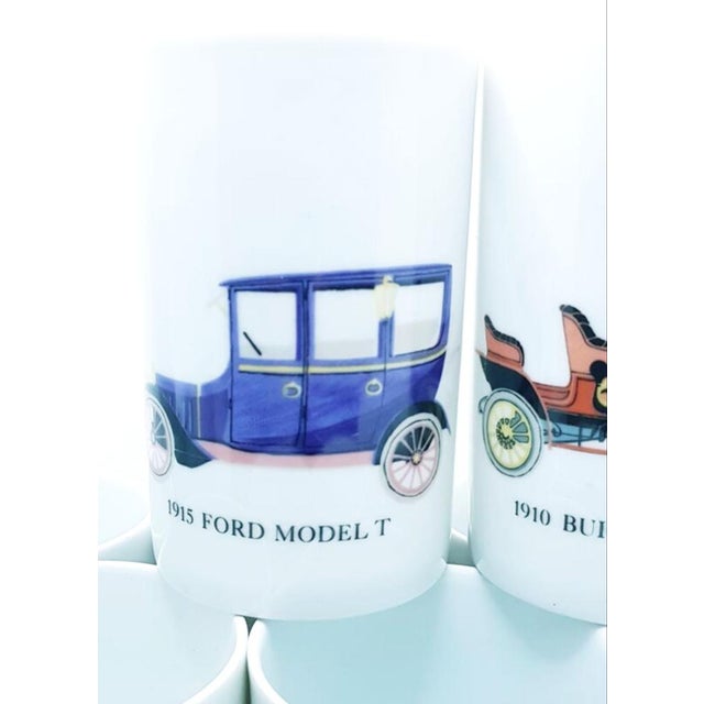 Porcelain Oldsmobile Drinks Set, 1970s, Set of 13 For Sale - Image 4 of 15