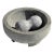 Vintage Ancient Art Granite Molcajete Spice Grinder 8-Inch Usa Imusa For Sale