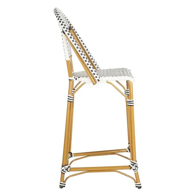 Zaid Barstool - Black/White For Sale - Image 9 of 10