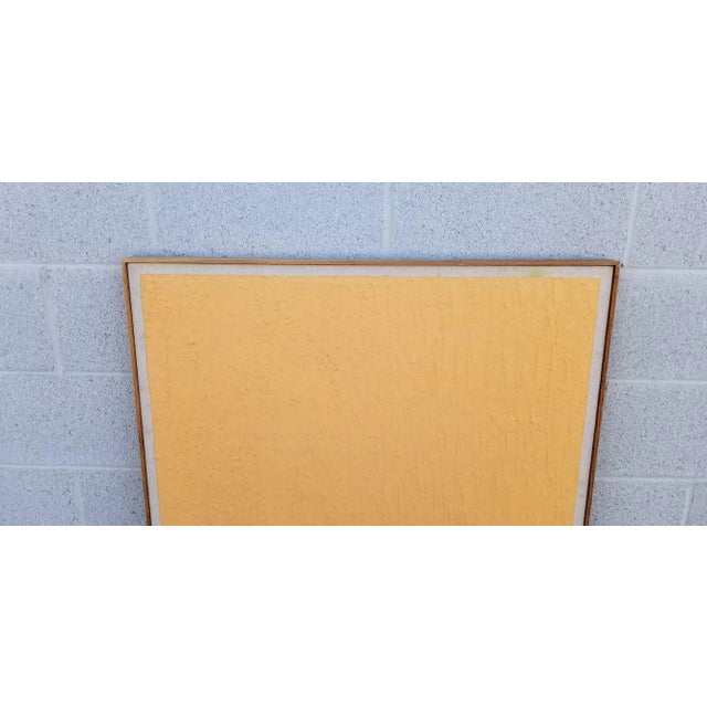 Modern Abstract Painting on Canvas, Framed For Sale - Image 4 of 11