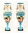 Sevres Style Porcelain Urn Vases, Set of 2 For Sale - Image 5 of 5