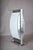 Chrome and Frosted Glass Table Lamp with Wood Trim, 1960s For Sale - Image 4 of 6