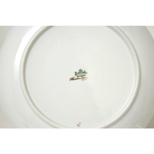 1910s Pair of 1900's Rosenthal Gold Fruit Plates, Germany For Sale - Image 5 of 5