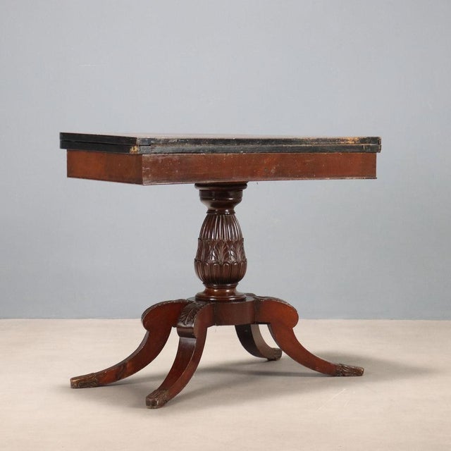 Mahogany Game Table, England, Mid-19th Century For Sale - Image 11 of 12