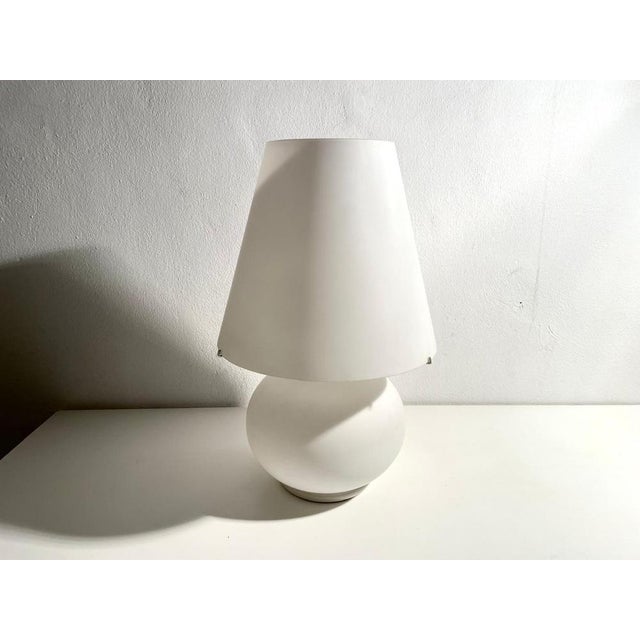 Murano Glass Table Lamp, 1970s, in Very Good conditions. Designed 1970 to 1979 European Plug (up to 250V).The wiring of...