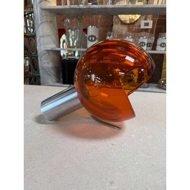 1970s Space Age Table Lamp by Flavio Poli , Murano Glass. Italy 1970s. For Sale - Image 5 of 12