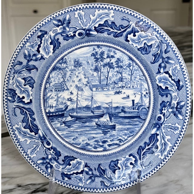 Johnson Brothers produced the plates of Historic America from 1930-1974. Here is the image of a Colonial America...