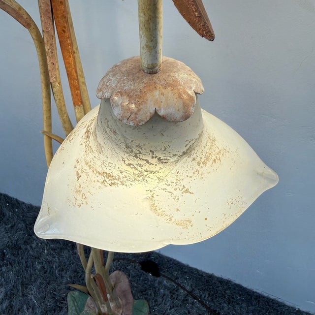 Large Postmodern Luce Doro Series Antinea Floor Lamp in Murano Glass by Jean-François Crochet for Terzani, 1980s For Sale - Image 12 of 17