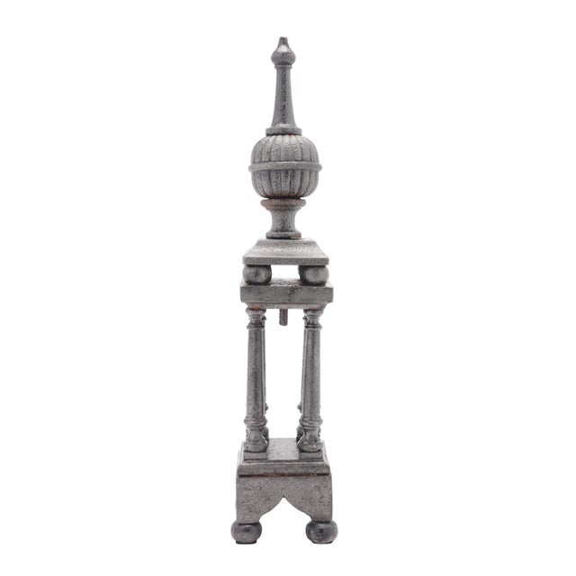 Cast Iron Architectural Finial, C. 1875-1900 For Sale - Image 4 of 7