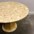 Round Breccia Marble Pedestal Table | 1980s Vintage Stone Dining Table | Postmod For Sale - Image 6 of 14