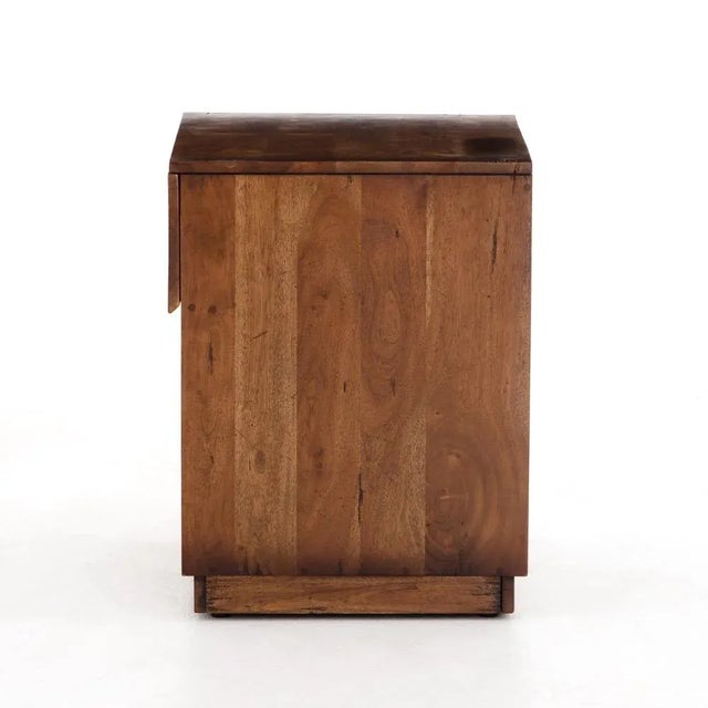 Four Hands Duncan Acacia Nightstand For Sale - Image 9 of 12