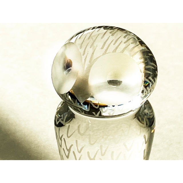 Kosta Boda Kosta Boda Crystal Owl For Sale - Image 4 of 14