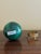 Large Solid Malachite Egg on Neoclassical Brass Stand With Paw Feet For Sale - Image 10 of 10