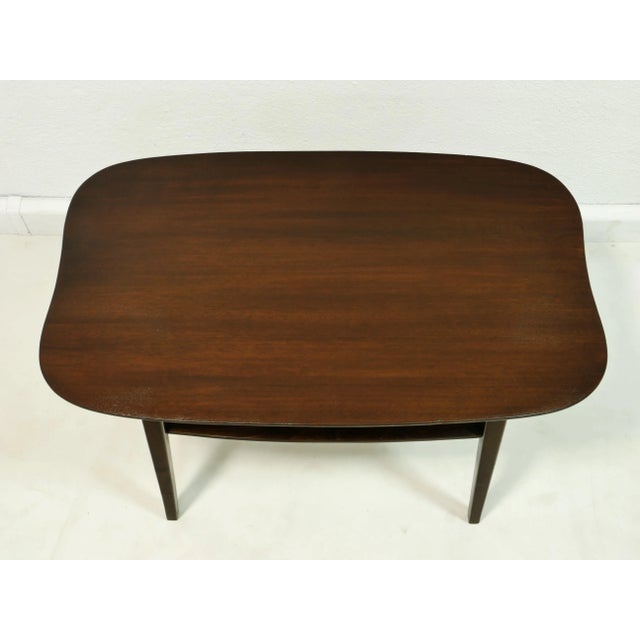 Mid-Century Modern German Oak Side Table, 1960s For Sale - Image 6 of 9