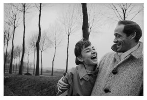 'Hepburn and Ferrer' Unframed Archival Pigment Print