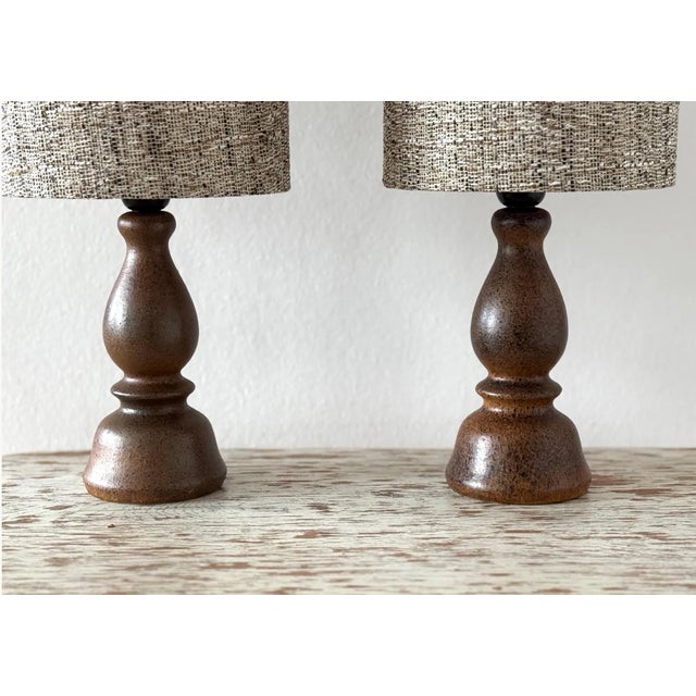 Table Lamps Bruno Karlsson, Ego Stengods Atelje, Stoneware, Sweden, Vintage 1970s, Set of 2 For Sale - Image 10 of 10