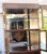 1970s Campaign Vintage Henredon Oak Wall Unit With Marble Counter and Mirrored Cabinets For Sale - Image 10 of 17