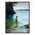 Contemporary Between Sea and Sky by Jon Doran | Oil on Panel Woman Wading Into a Cornish Cove For Sale