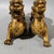 Chinese Pair of Vintage Brass Chinese Guardian Lions / Pixiu Statues For Sale - Image 3 of 9