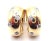 Mid 20th Century Tiffany & Co. Etoile Diamond Yellow Gold and Platinum Hoop Earrings, Pair For Sale - Image 9 of 11