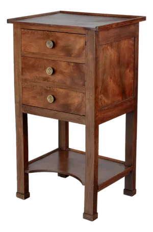 19th Century French Empire Walnut Side Table