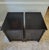 Black A Pair of Faux Bamboo Nightstands Black For Sale - Image 8 of 11