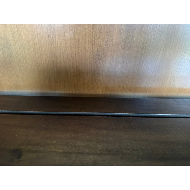 Wood 1960's China Cabinet Fruitwood Italian Neoclassical in the Style of Bernhardt For Sale - Image 7 of 15