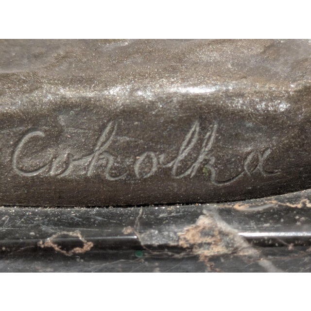 Mid 20th Century Rudulph Chocholka (Austrian 1888-1958) Bronze "La Caravane" For Sale - Image 11 of 17
