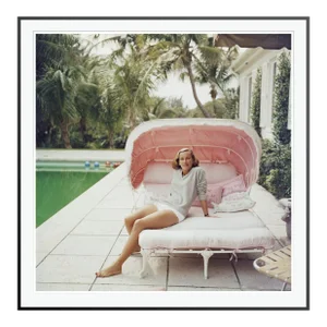 Palm Beach Pastels 1959 by Slim Aarons Framed C Print