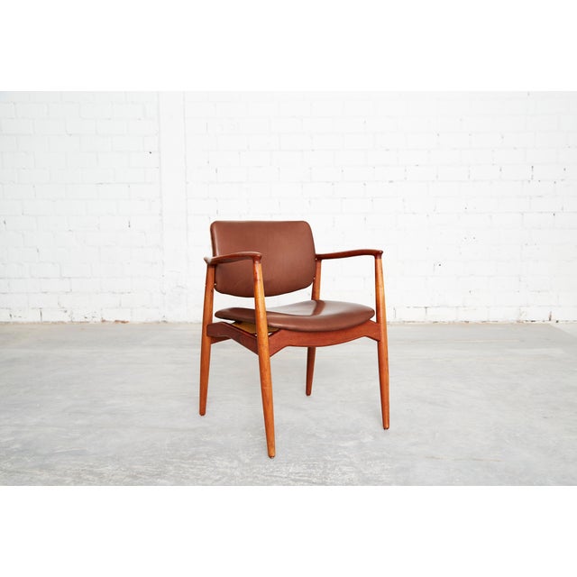 Vintage Captain's Chair in Teak by Erik Buch for Ørum Møbler, 1960s For Sale - Image 18 of 18