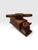 Folk Art Antique Primitive Hand-Carved Wooden Mortar & Pestle, 15” For Sale - Image 3 of 11
