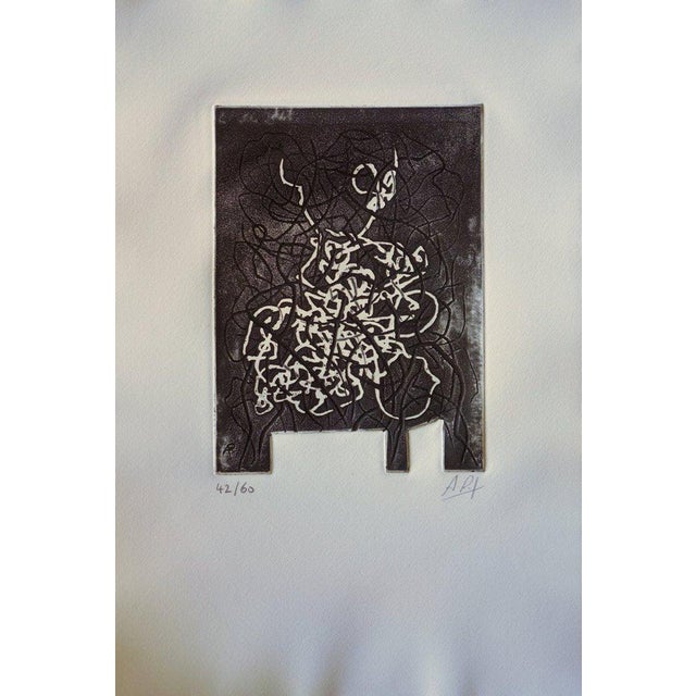 Alain Rufas, Ligne sculptée, Etching For Sale