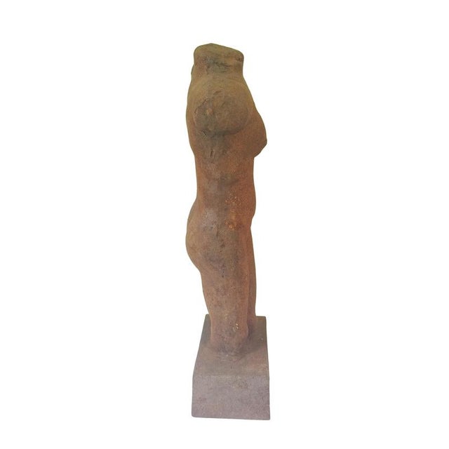 European Artist, Venus Garden Sculptures, Cast Iron, Set of 2 For Sale - Image 6 of 9