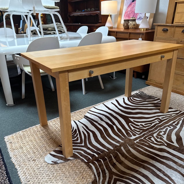 Post Modern Beech Wood Desk With Mounted Drawers, Set of Three For Sale In San Francisco - Image 6 of 12