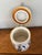 Metal Late 20th Century Hand Painted Blue and White Delft Style Canister With Latch Lid For Sale - Image 7 of 8