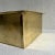 Metal Farmhouse Country Square Brass Hammered Finish Drop-In Sink & Brass Drain For Sale - Image 7 of 10