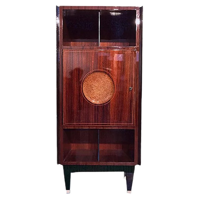 Mid-Century Italian Teak Secretaire, 1950s For Sale