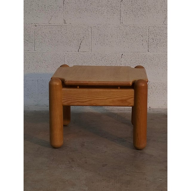 Tan Wooden Coffee or Side Table by Ilmari Tapiovaara for Fratelli Montina, 1970s For Sale - Image 8 of 11
