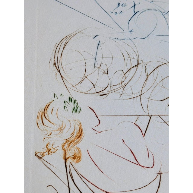 Salvador Dali, Woman and Horse, 1973, Etching For Sale - Image 3 of 10