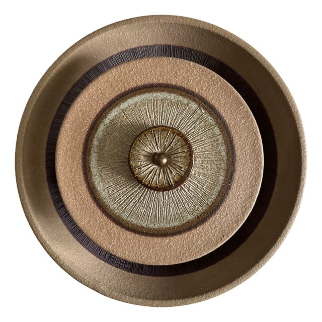 Vintage Danish Stoneware Wall Lamp by Noomi Backhausen for Søholm, 1960s For Sale