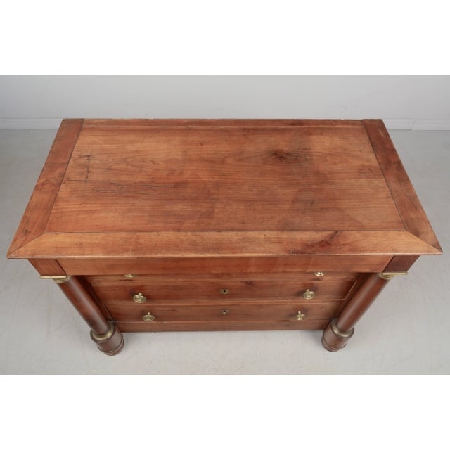 Brown 19th Century French Empire Commode or Chest of Drawers For Sale - Image 8 of 12