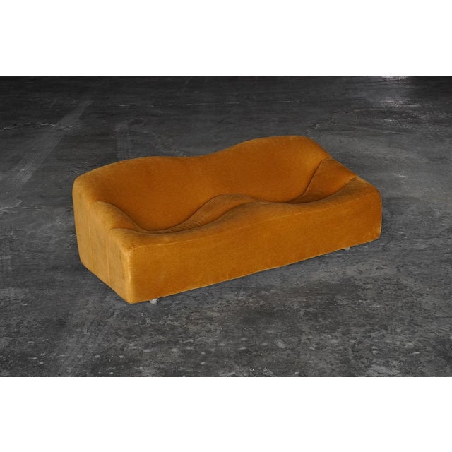 Orange Vintage Dutch ABCD Two-Seater Sofa by Pierre Paulin for Artifort, 1970s For Sale - Image 8 of 8