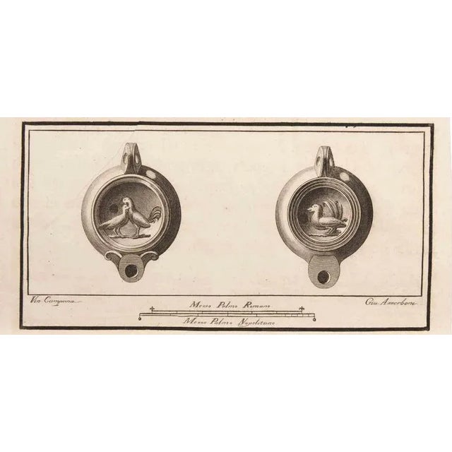 Oil lamp with decoration is an etching realized by vincenzo campana (1730-1806). The etching belongs to the print suite...