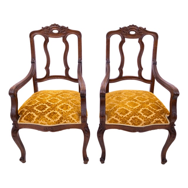 Antique Armchairs, France, 1900, Set of 2 For Sale