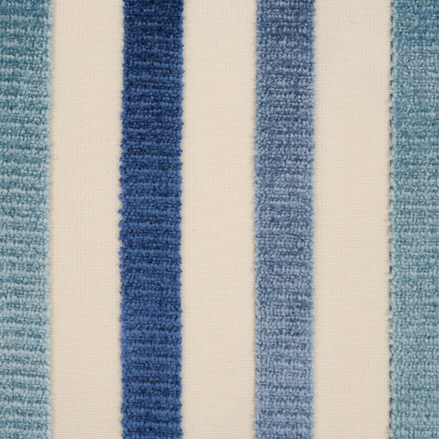 Contemporary Contemporary Schumacher Le Matelot Pillow in Blue For Sale - Image 3 of 8