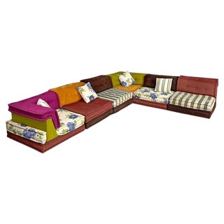French Modular Sofa Mah Jong attributed to Hans Hopfer for Roche Bobois For Sale