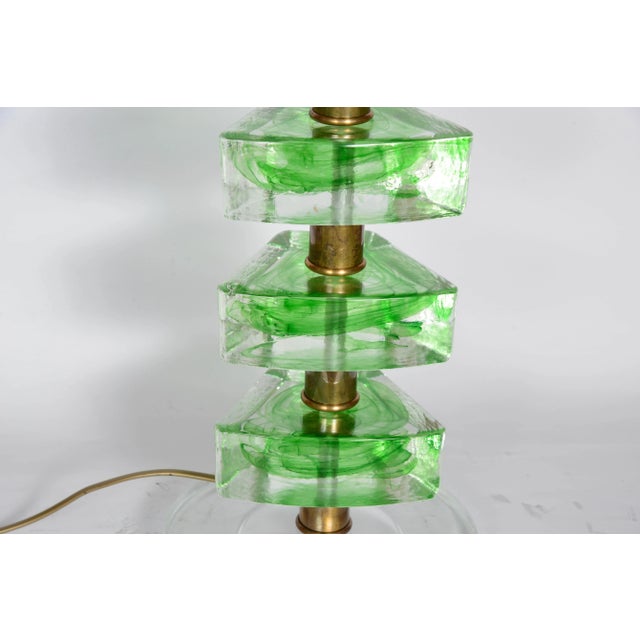 Vintage Murano Glass Table Lamps, Set of 2 For Sale - Image 3 of 8
